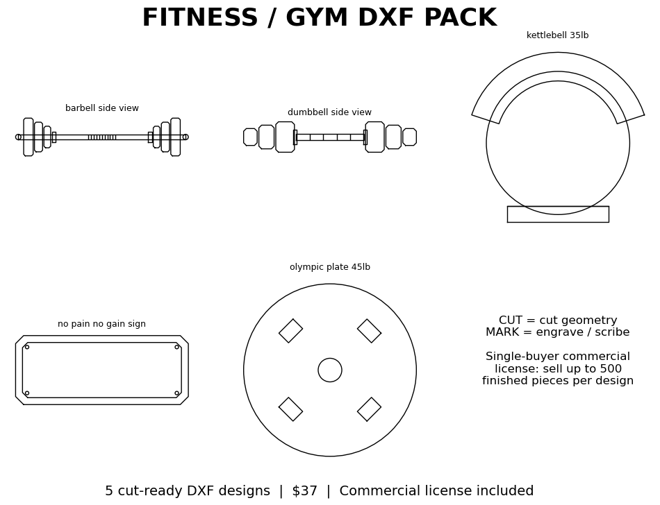 Fitness and Gym pack preview