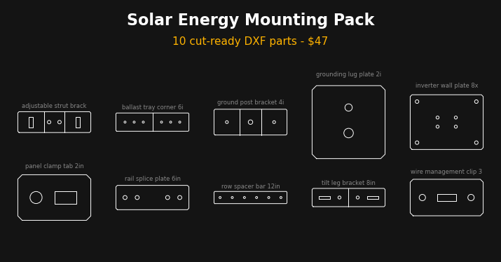 Solar Energy Mounting pack preview